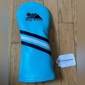 PGA West Blue Golf Club Headcover NWT